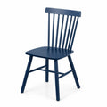 Chaise en bois bleu 85 cm